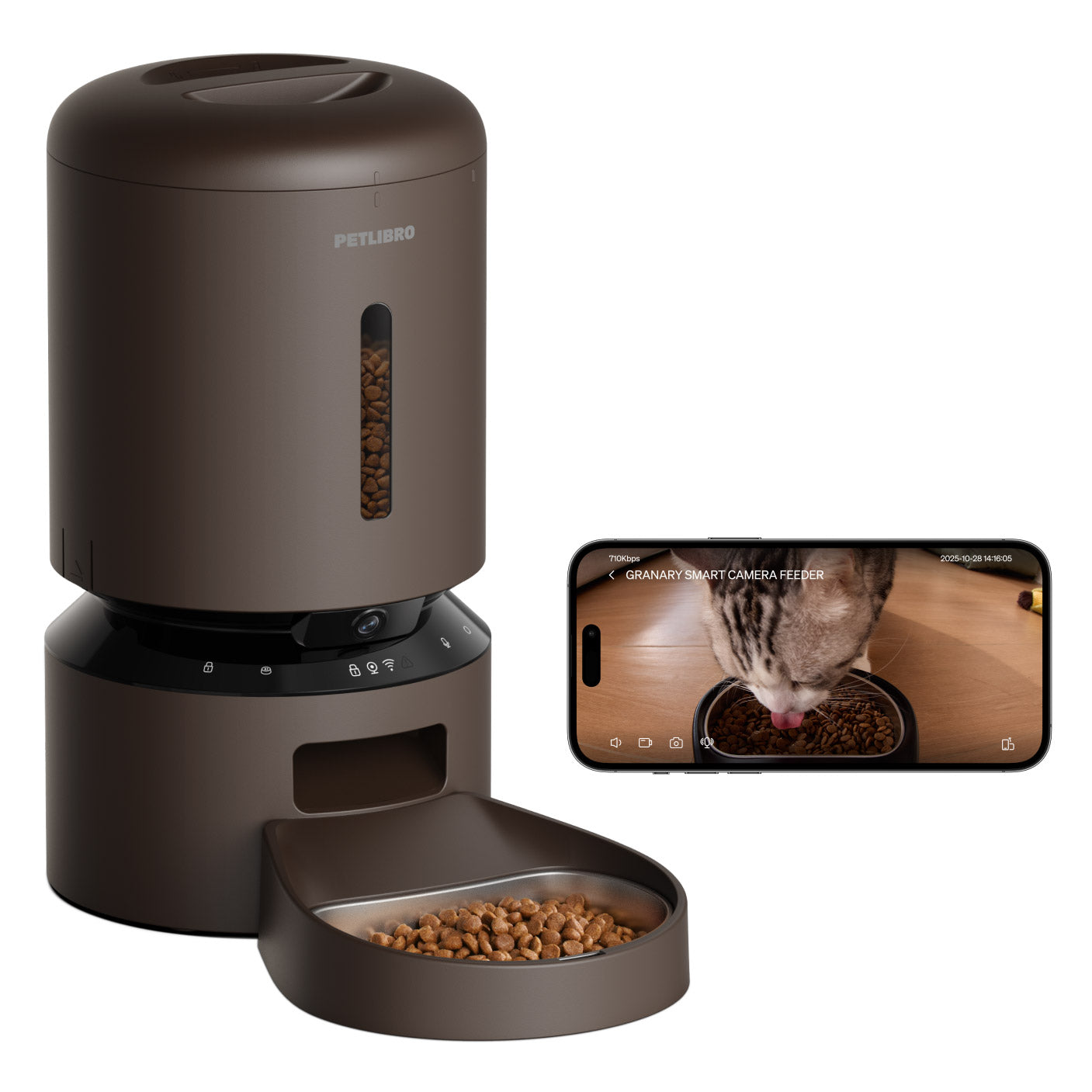 Petlibro Automatic Camera Feeder with 12-Pack Desiccant Bags Bundle
